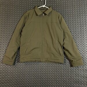 Columbia Sportswear‎ Jacket Mens Medium Olive Green Full Zip Lightweight XC0